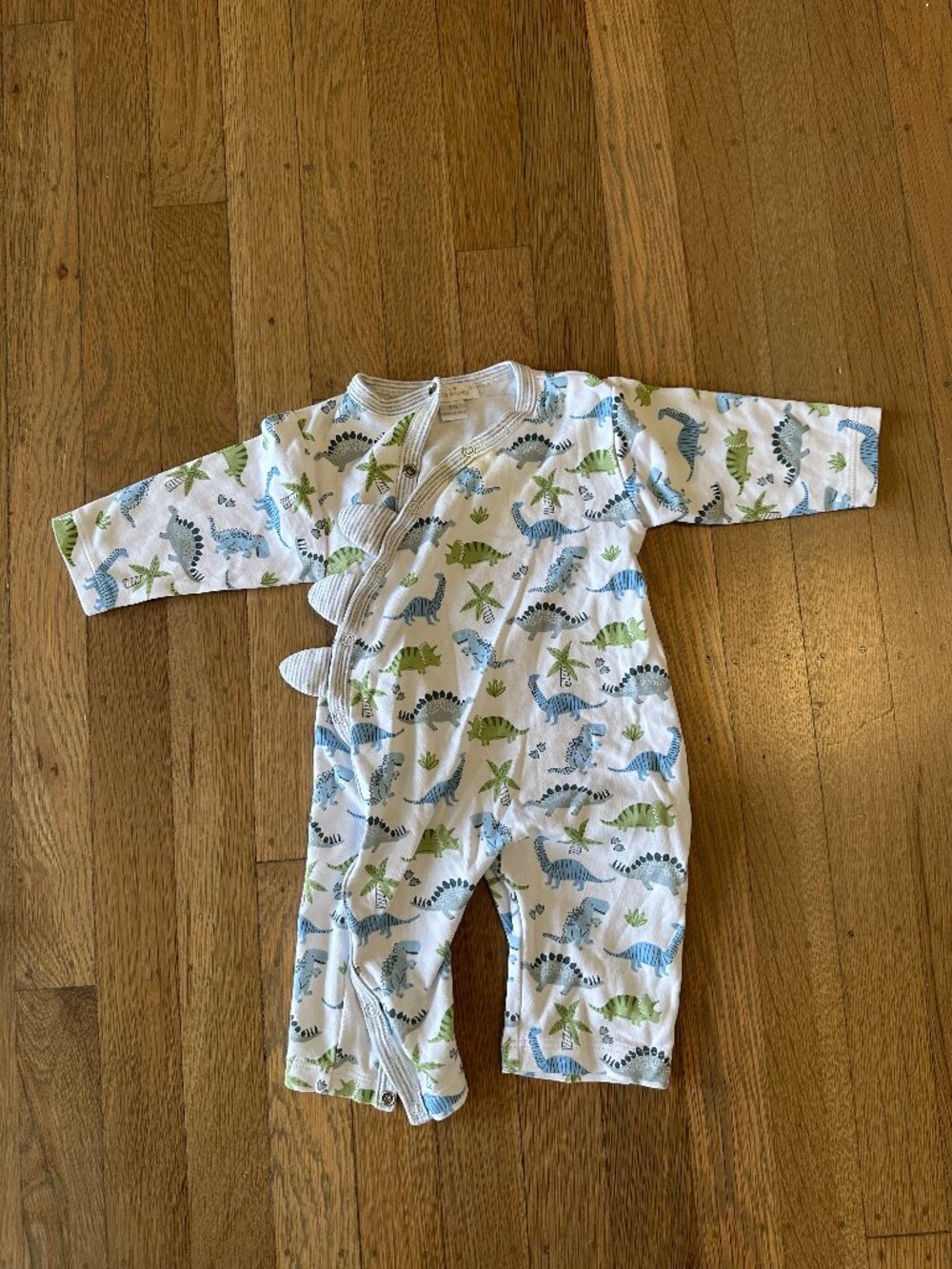 Kissy Kissy Dinosaur 3D Spikes Coverall Romper 3-6M Boys